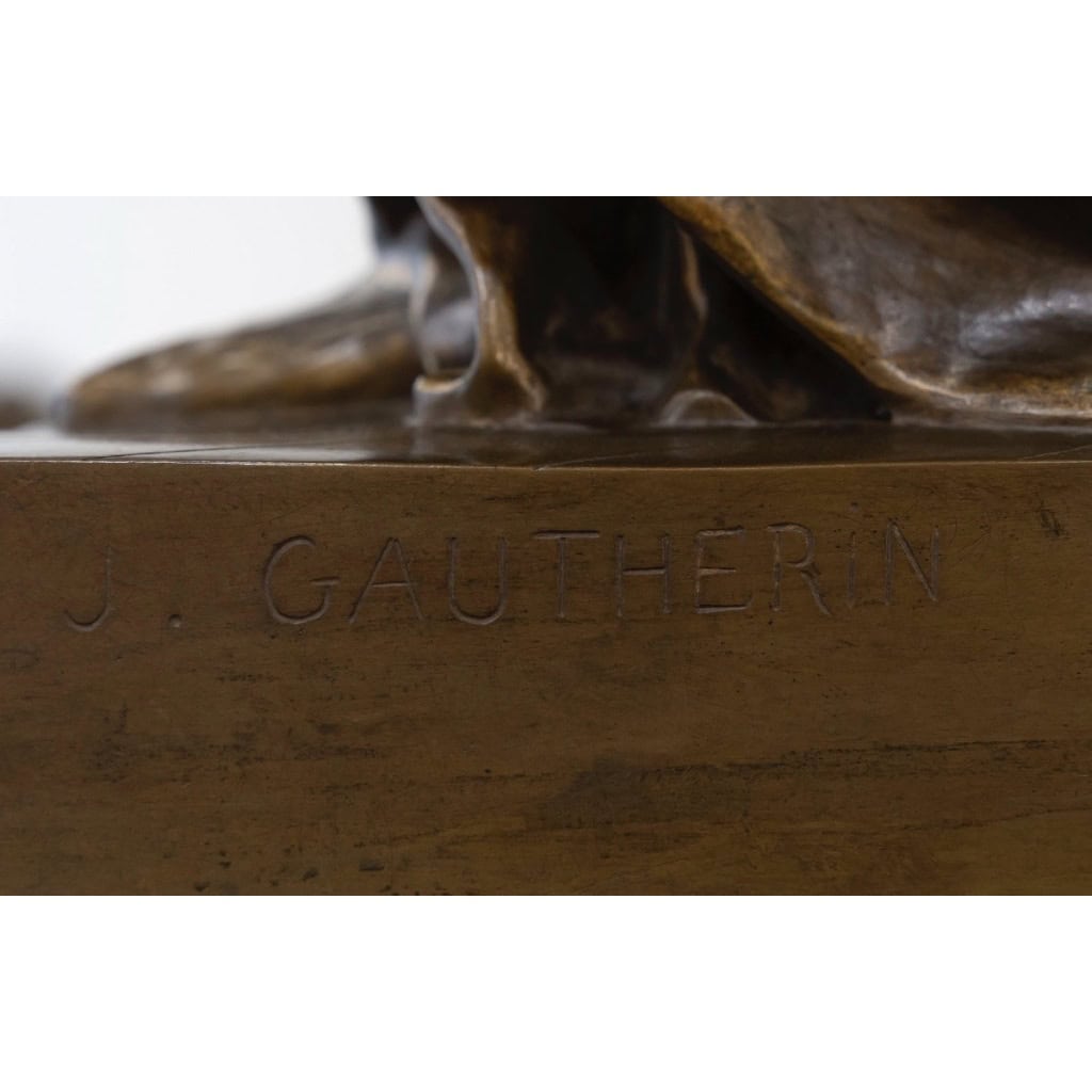 Sculpture – Clotilde De Surville , Jean Gautherin (1840-1890) – Bronze 13