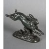 Sculpture – Le Lièvre Courant , Alfred Barye (1839-1882) – Bronze 14