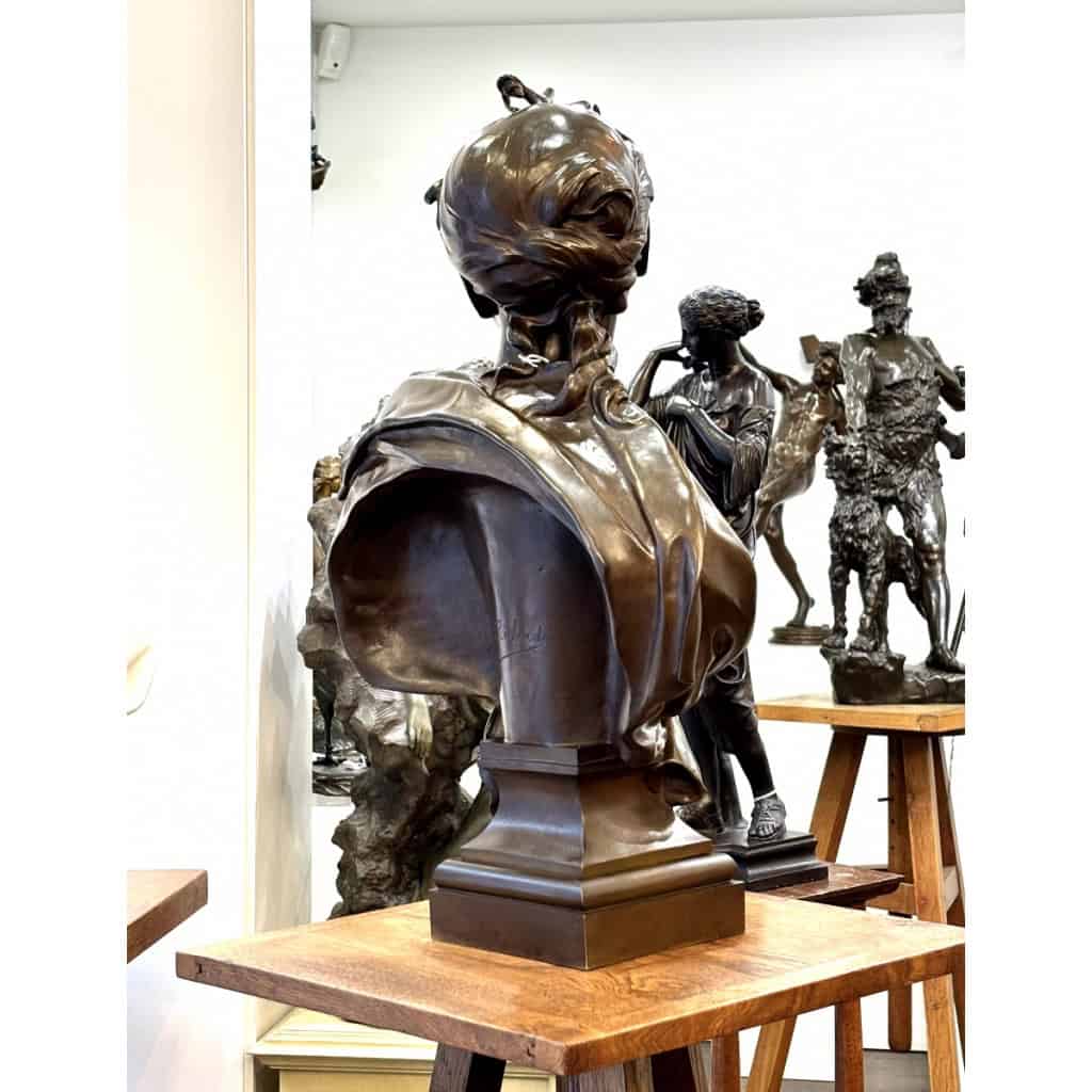 Sculpture – ÉSPÉRANCE , Félix Pierre Richard (1848-1912) – Bronze 8