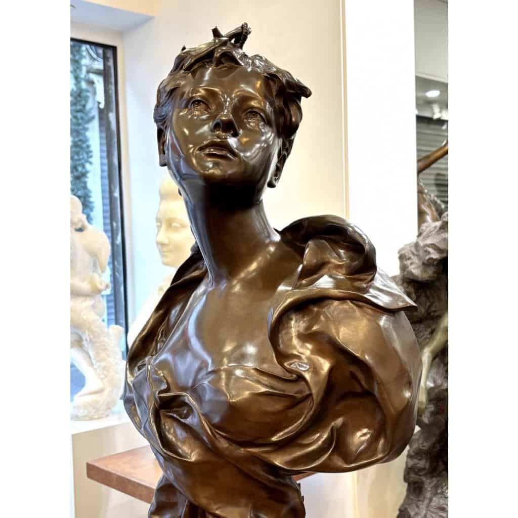 Sculpture – ÉSPÉRANCE , Félix Pierre Richard (1848-1912) – Bronze 10