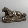 Sculpture – Panthère de Tunis N°2 , Antoine – Louis Barye (1795-1875) – Bronze 12