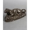 Sculpture – Panthère de Tunis N°2 , Antoine – Louis Barye (1795-1875) – Bronze 16