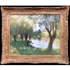 MONTEZIN La Seine à Veneux les Sablons Huile sur toile signée Certificat d’authenticité 23 MONTEZIN La Seine à Veneux les Sablons Huile sur toile signée Certificat d’authenticité 23
