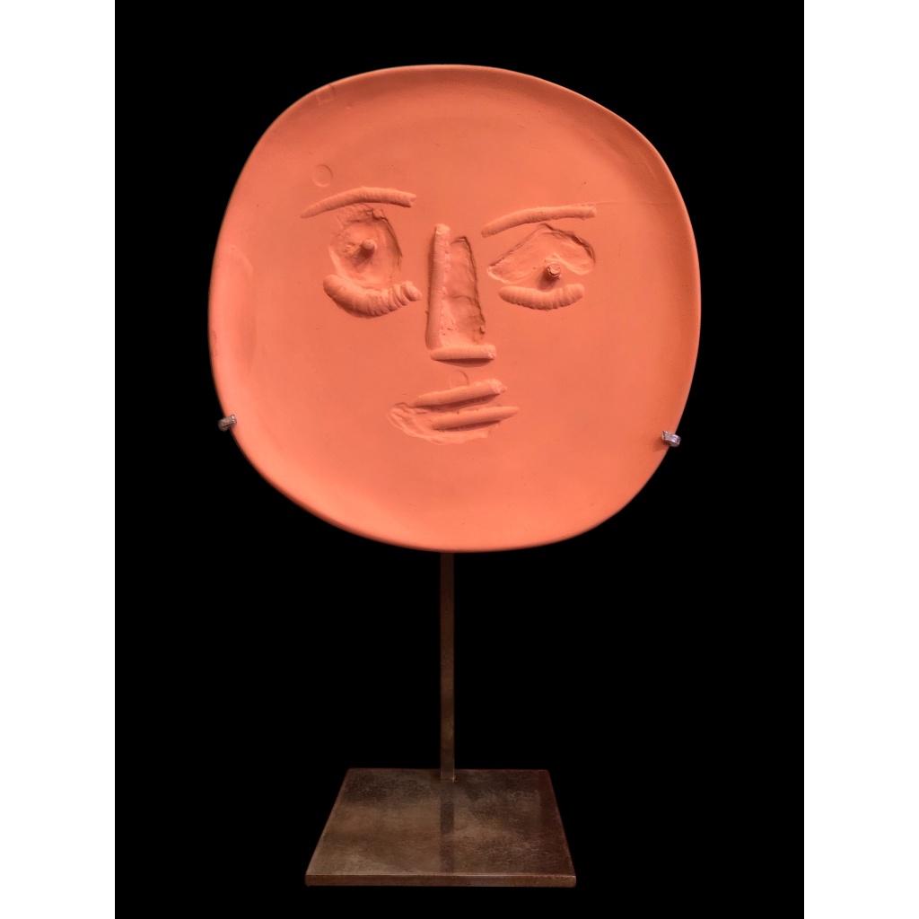 Pablo PICASSO & Ateliers Madoura Visage aux grands yeux 1960 N°444 du catalogue Alain Ramié 12