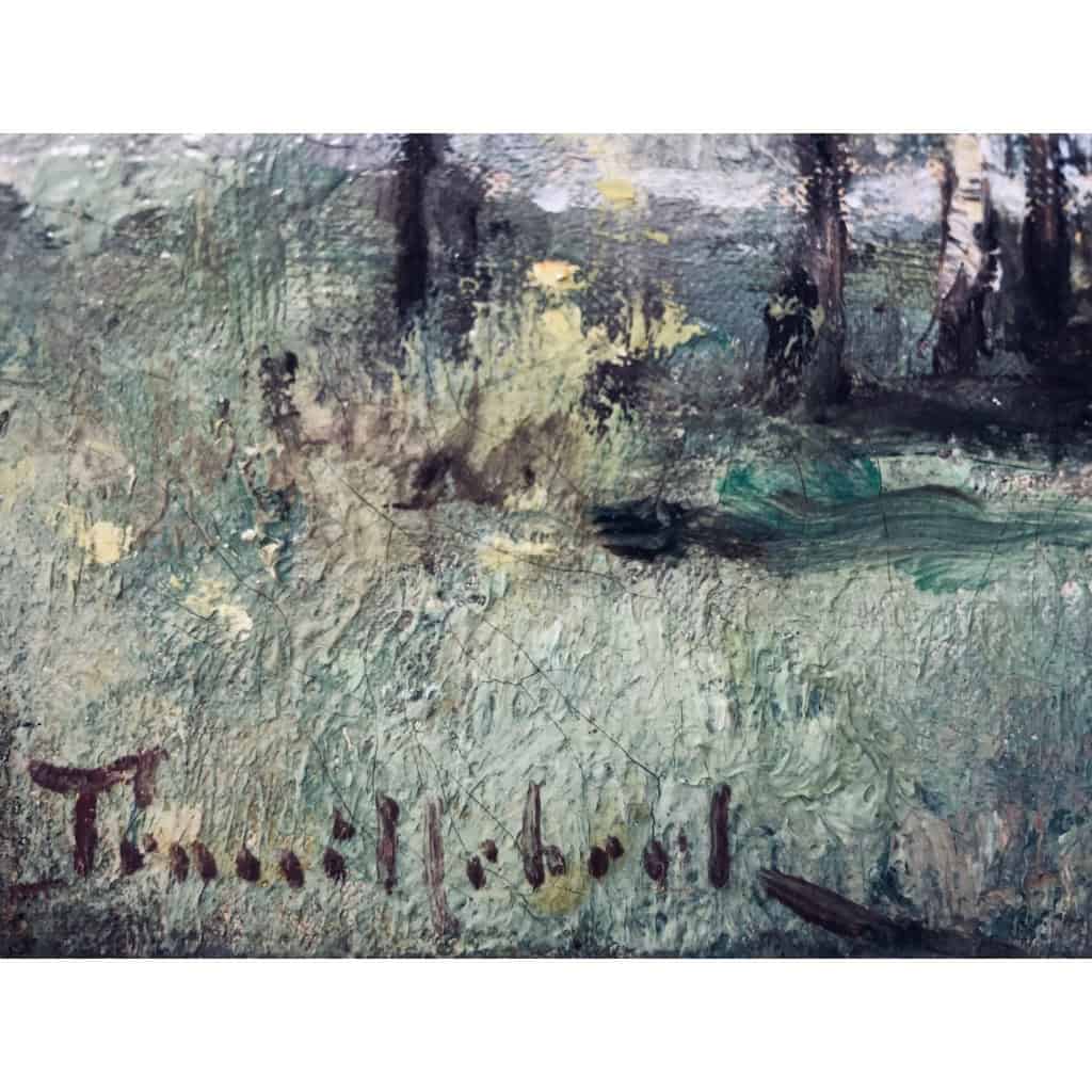 TROUILLEBERT Paul Desire Tableau 19è Ecole de Barbizon Les pêcheurs au bord de l’eau Huile sur toile Signée Certificat d’authenticité 4 TROUILLEBERT Paul Desire Tableau 19è Ecole de Barbizon Les pêcheurs au bord de l’eau Huile sur toile Signée Certificat d’authenticité 4