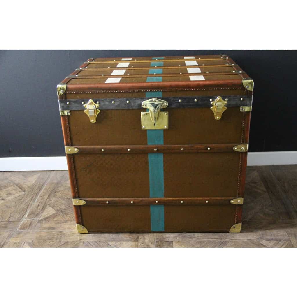 Malle Moynat 70 cm des années 20, Malle a chapeaux Moynat 4