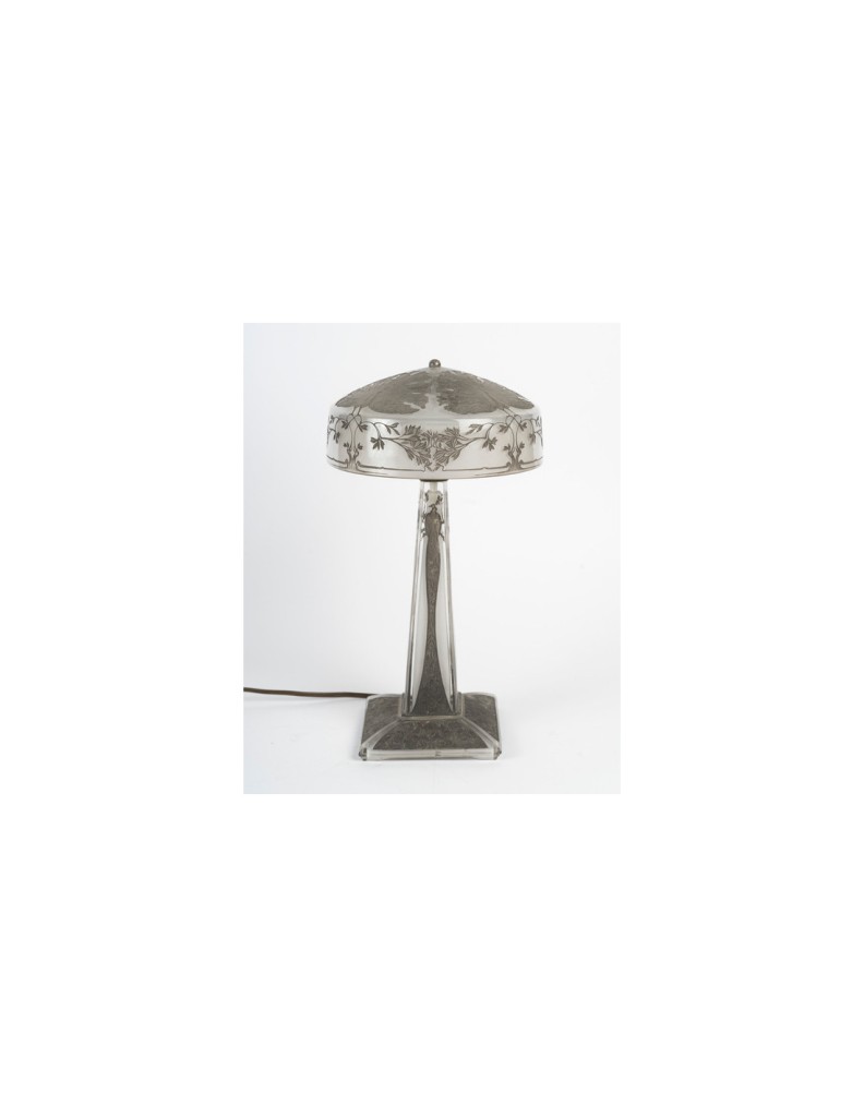 1910 -René Lalique ,Lampe « PAONS » 4