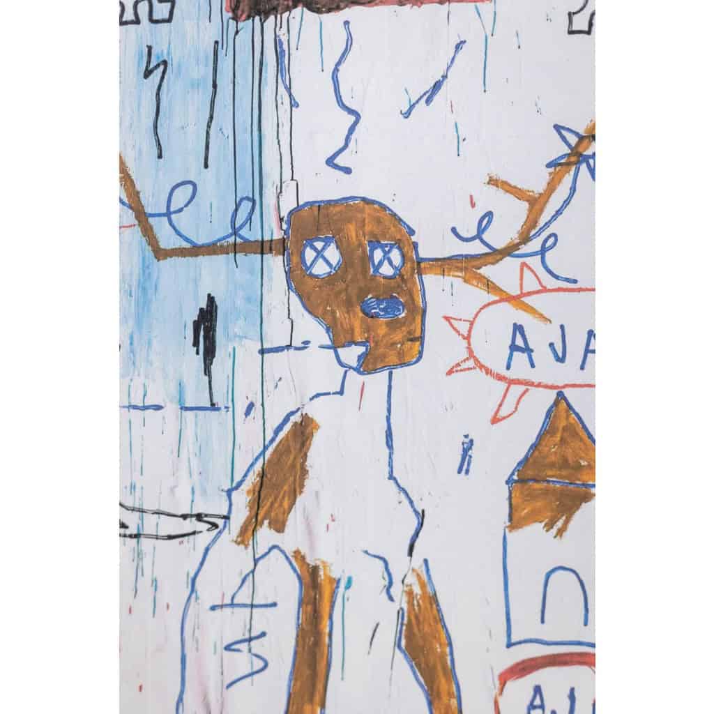 Jean-Michel Basquiat. Sérigraphie en couleurs numérotée. Années 1990. LS6633D87/1 4