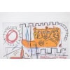 Jean-Michel Basquiat. Sérigraphie en couleurs numérotée. Années 1990. LS6633E86/1 9