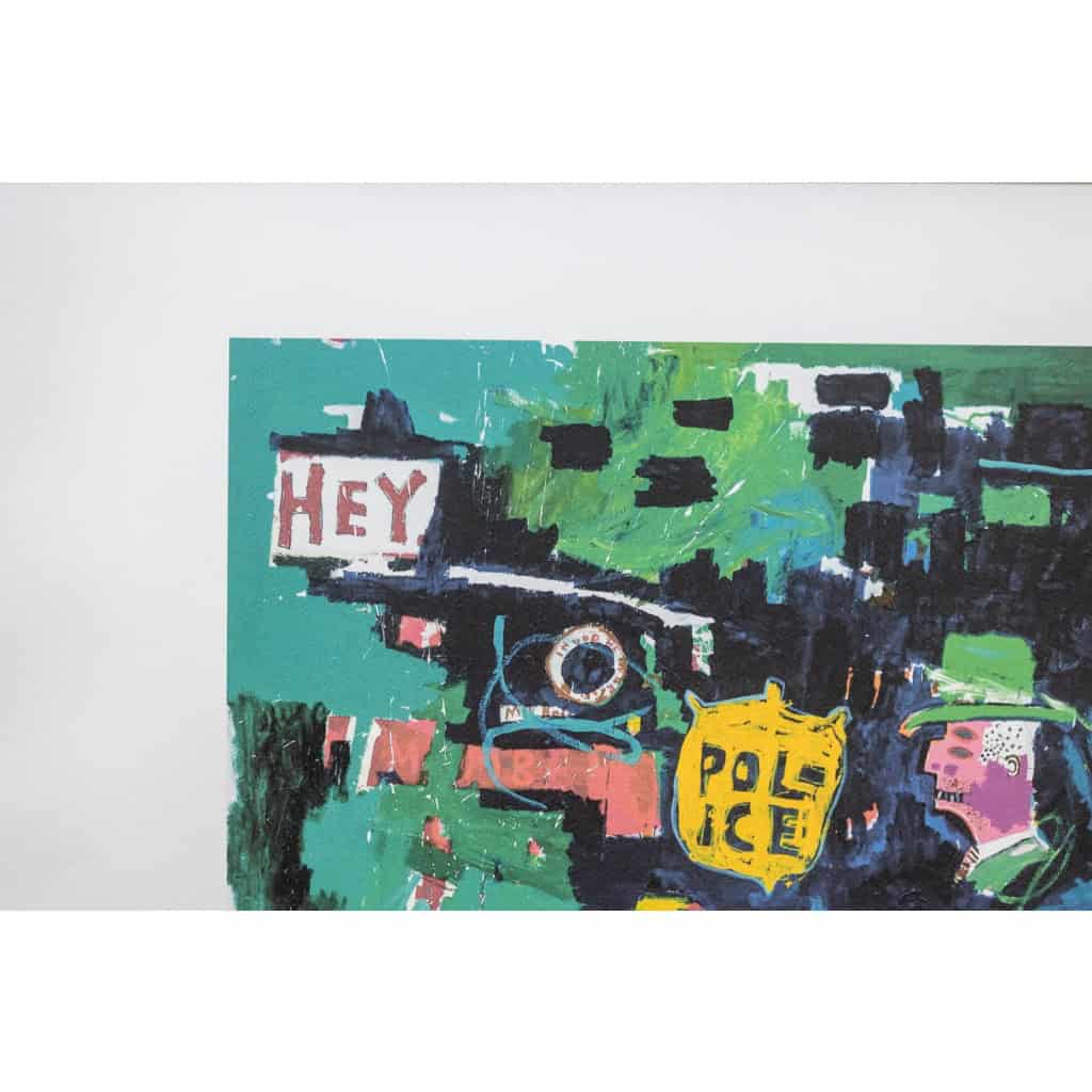 Jean-Michel Basquiat. Sérigraphie en couleurs numérotée. Années 1990. LS6633G84/1 4