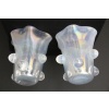 Paire de grands vases Cenedese en verre de Murano irisé 33