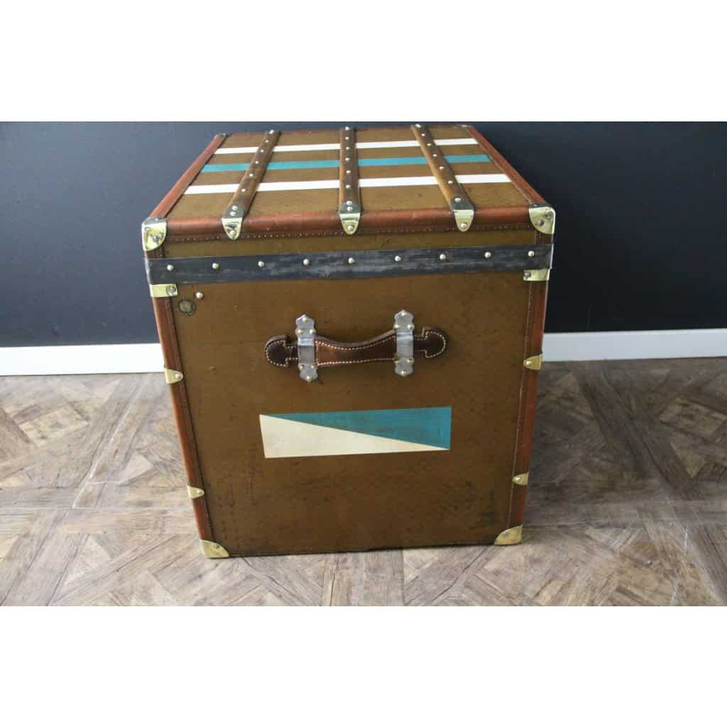 Malle Moynat 70 cm des années 20, Malle a chapeaux Moynat 13