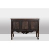 Commode galbée, dite nîmoise, en noyer, à 2 tiroirs. XVIIIe siècle. LS5422 25