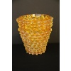 vase verre de Murano rostrato orange abricot 28