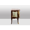 Commode sauteuse de style Louis XV, ouvrant à 2 tiroirs, à décor de fleurs LS34031901 27
