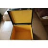 Vanity case ancien en cuir noir 30