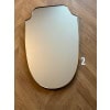 Paire de miroirs des années 50 en laiton doré 35