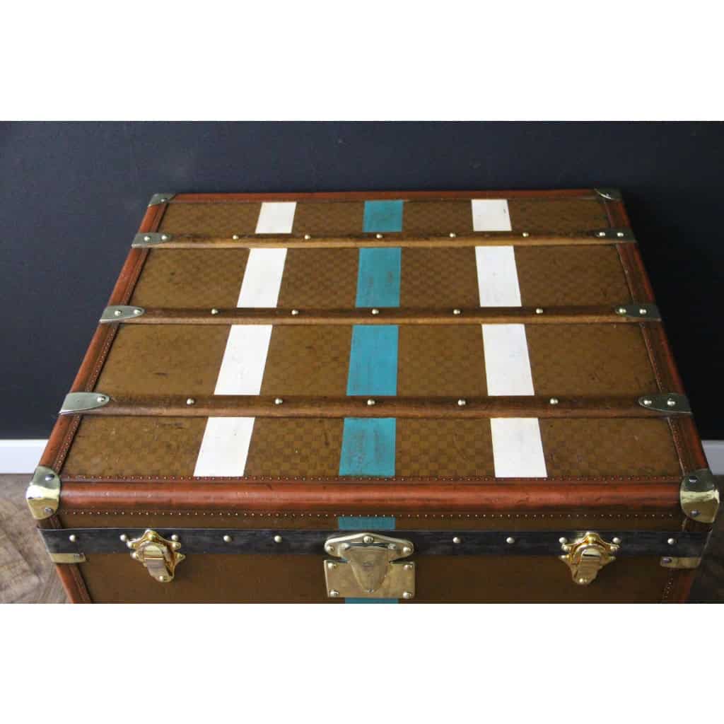 Malle Moynat 70 cm des années 20, Malle a chapeaux Moynat 15
