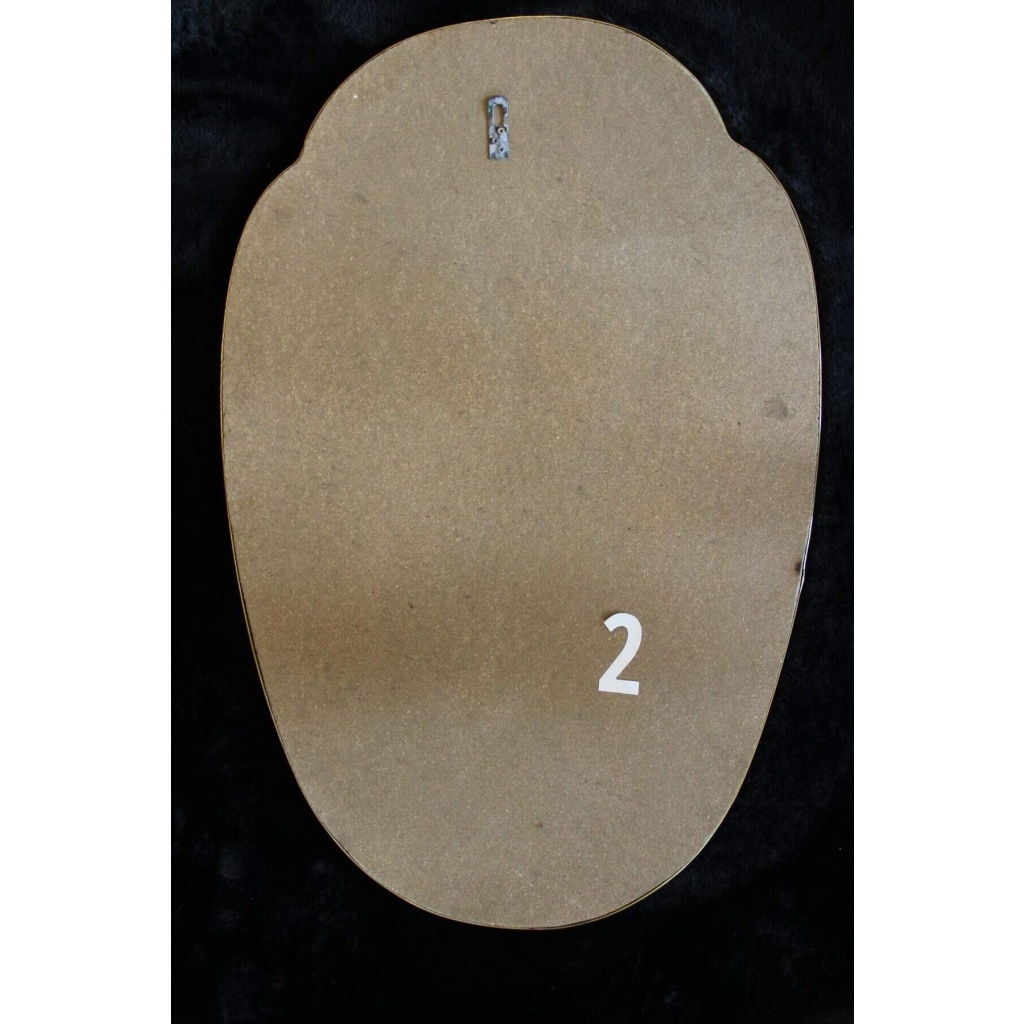 Paire de miroirs des années 50 en laiton doré 15 Paire de miroirs des années 50 en laiton doré 15