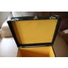 Vanity case ancien en cuir noir 32