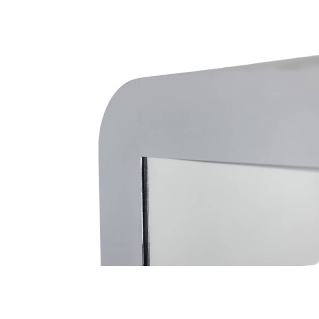 Miroir de forme rectangulaire, en métal poli. Italie, années 1970 LS6511401 5