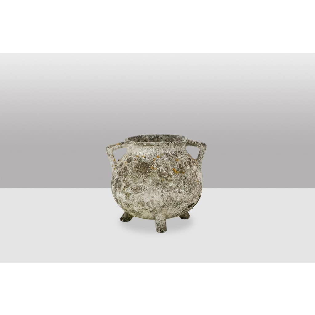 Willy Guhl Paire de jardinières « marmite » en fibro-ciment. Années 1950 LS6625 5