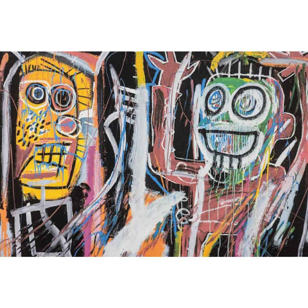 Jean-Michel Basquiat. Sérigraphie en couleurs numérotée. Années 1990. LS6633F85/1 5