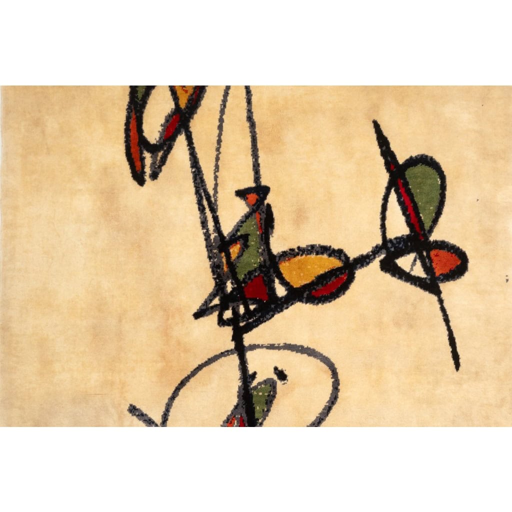 Dan Hôo. Tapisserie nouée main en laine mérinos. Contemporain. LS65361806C 5