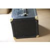 Vanity case ancien en cuir noir 21