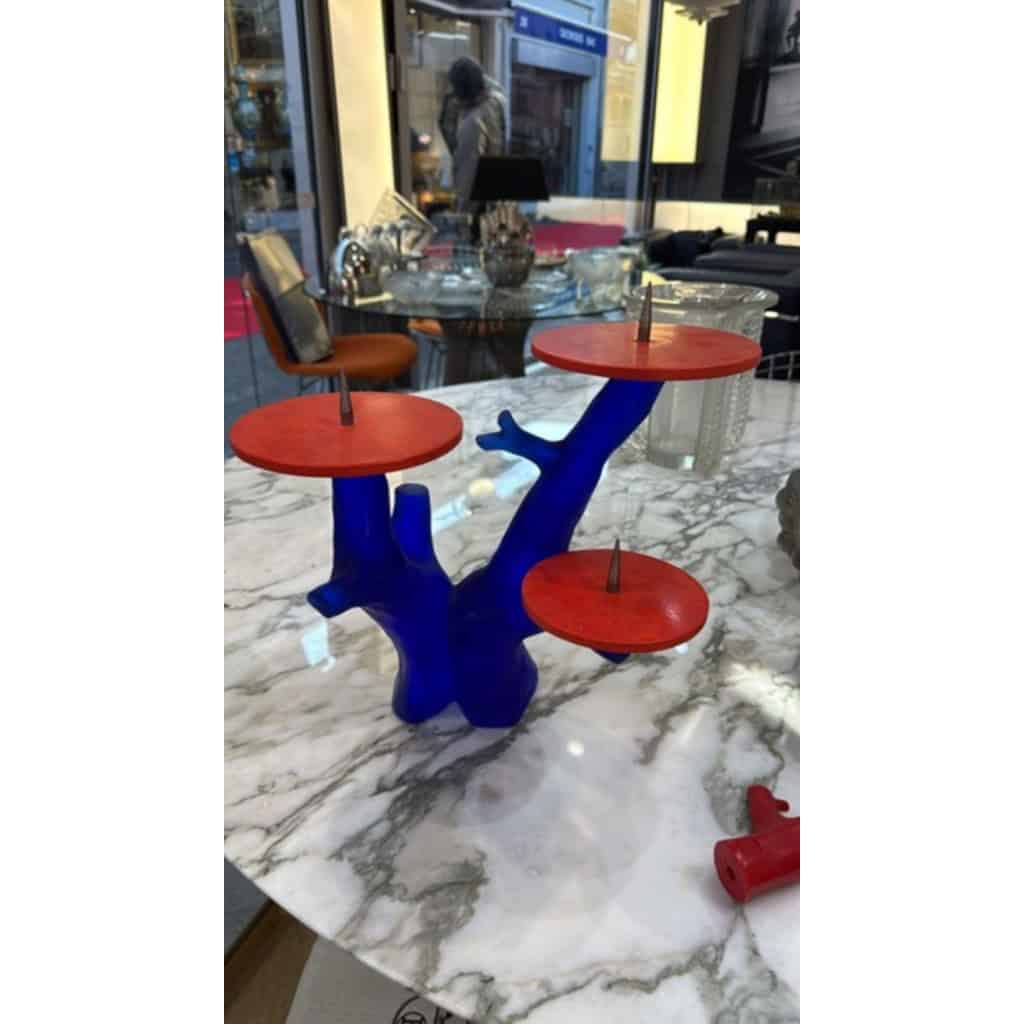 1989- GAROUSTE & BONETTI pour DAUM ,Bougeoir Trapani 6