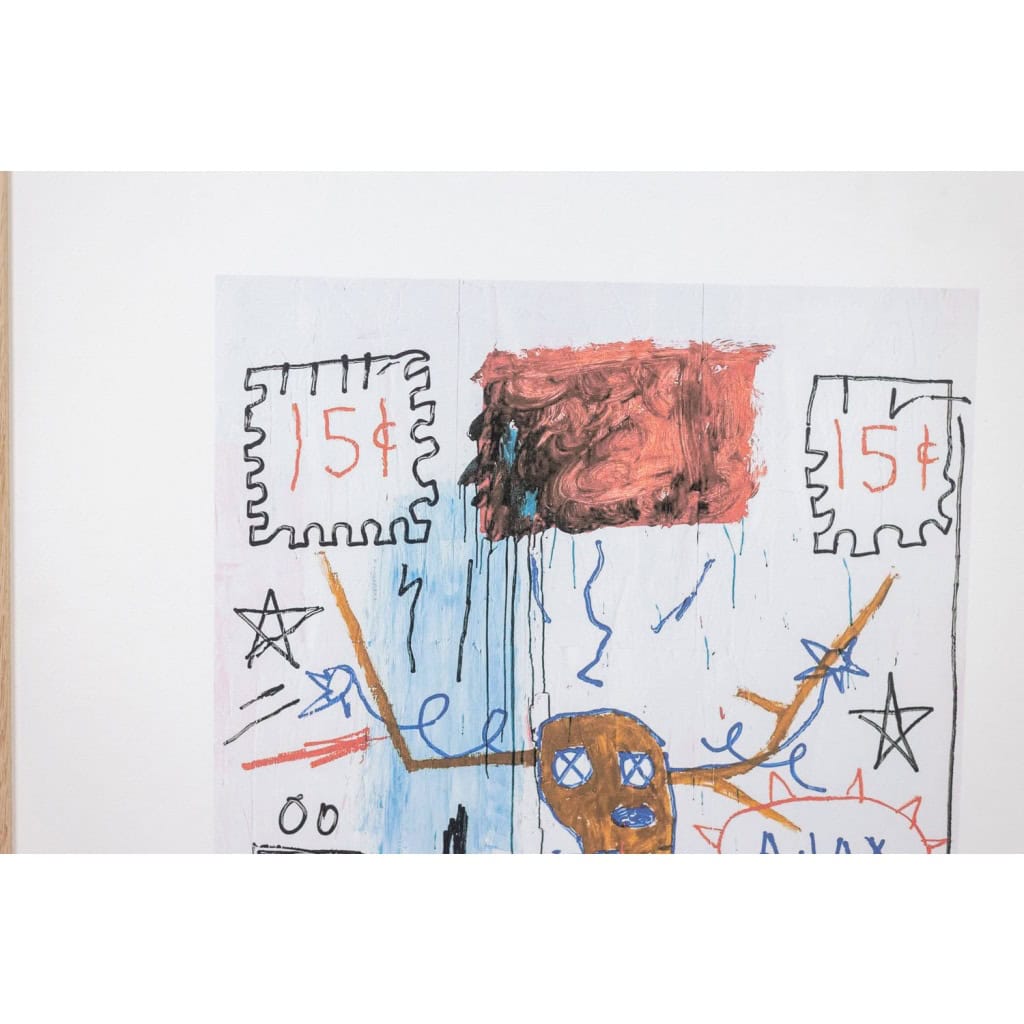 Jean-Michel Basquiat. Sérigraphie en couleurs numérotée. Années 1990. LS6633D87/1 6
