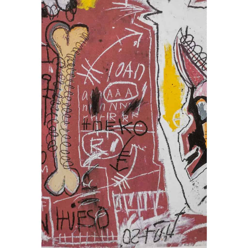 Jean-Michel Basquiat. Sérigraphie en couleurs numérotée. Années 1990. LS6633H83/1 6