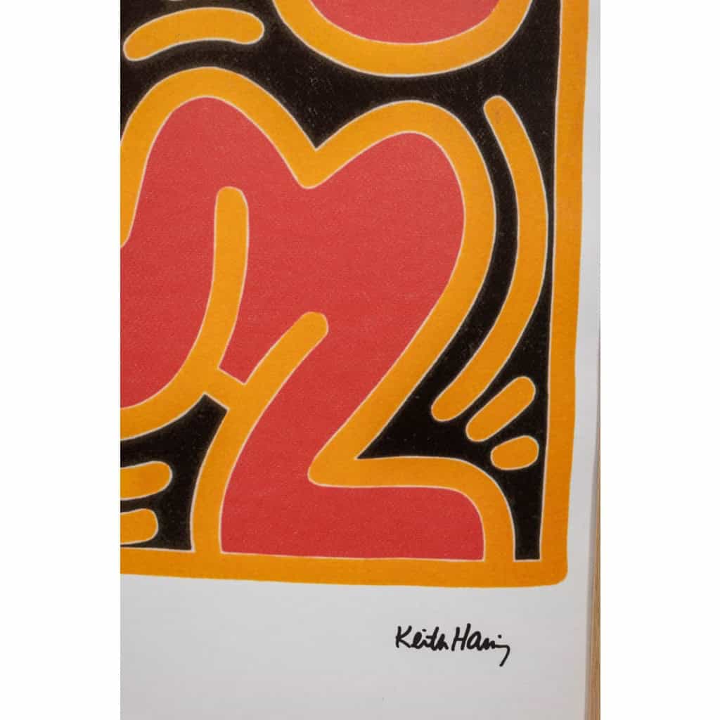 Keith Haring. Sérigraphie en couleurs numérotée. Années 1990 LS6633 6 Keith Haring. Sérigraphie en couleurs numérotée. Années 1990 LS6633 6