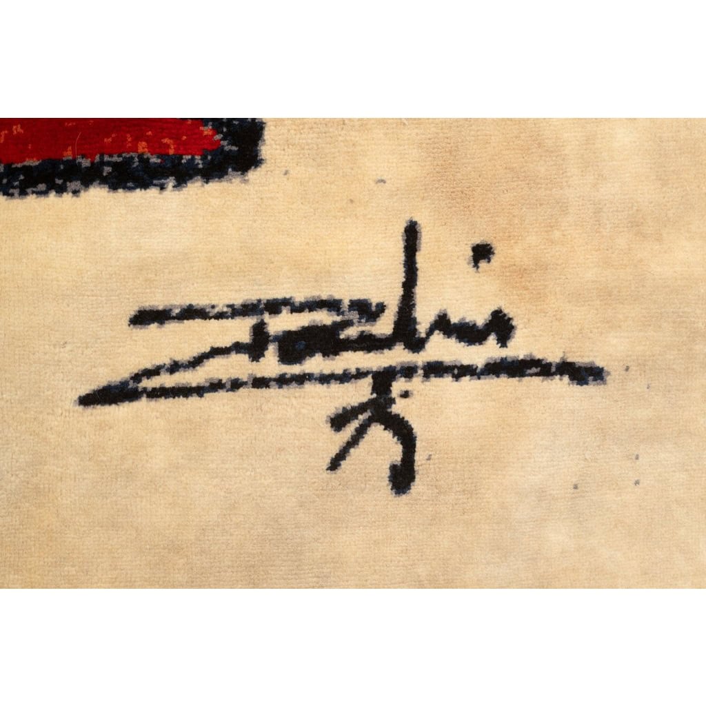 Dan Hôo. Tapisserie nouée main en laine mérinos. Contemporain. LS65361806C 6