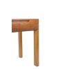 Bureau plat et son caisson en orme, 6 tiroirs en façade. Années 1970 LS6508 26