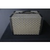 Malle bibliotheque Goyard en toile chevrons des années 1950 27