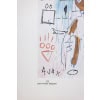 Jean-Michel Basquiat. Sérigraphie en couleurs numérotée. Années 1990. LS6633D87/1 12