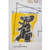 Jean-Michel Basquiat. Sérigraphie en couleurs numérotée. Années 1990. LS6633E86/1 12