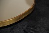 Paire de miroirs des années 50 en laiton doré 28