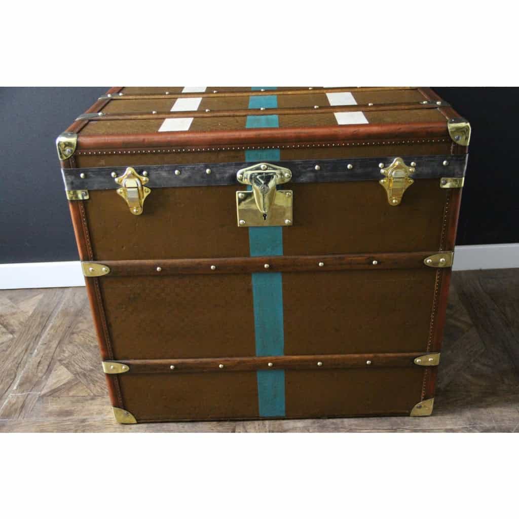 Malle Moynat 70 cm des années 20, Malle a chapeaux Moynat 8