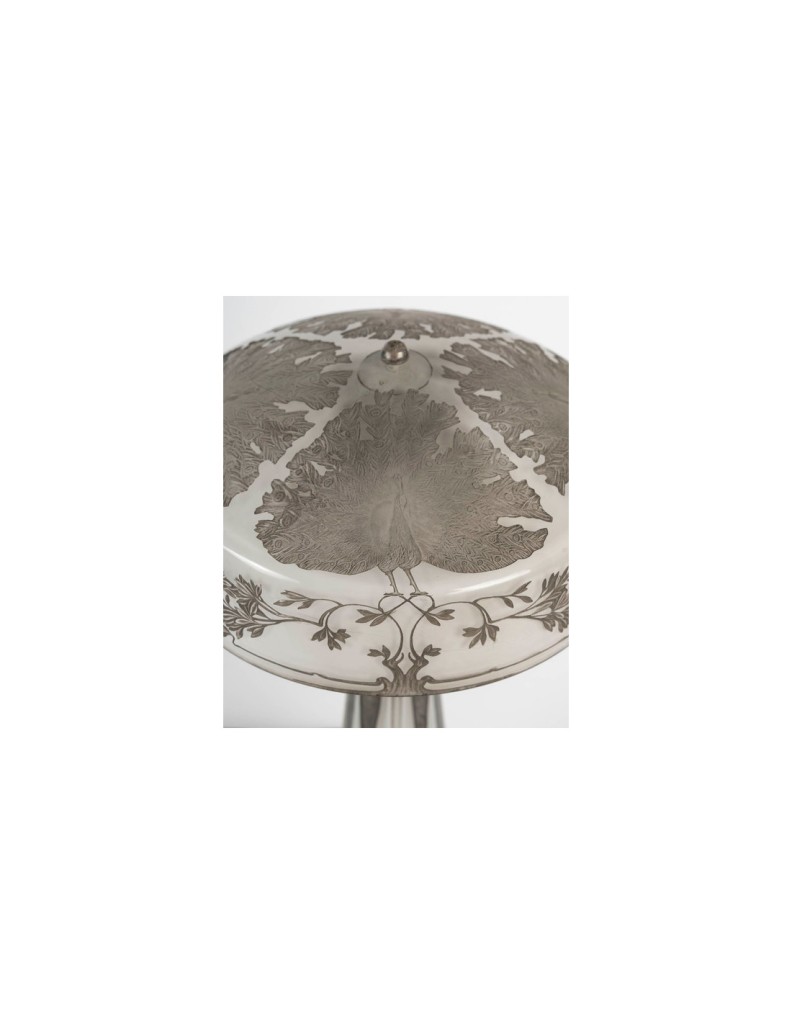 1910 -René Lalique ,Lampe « PAONS » 8