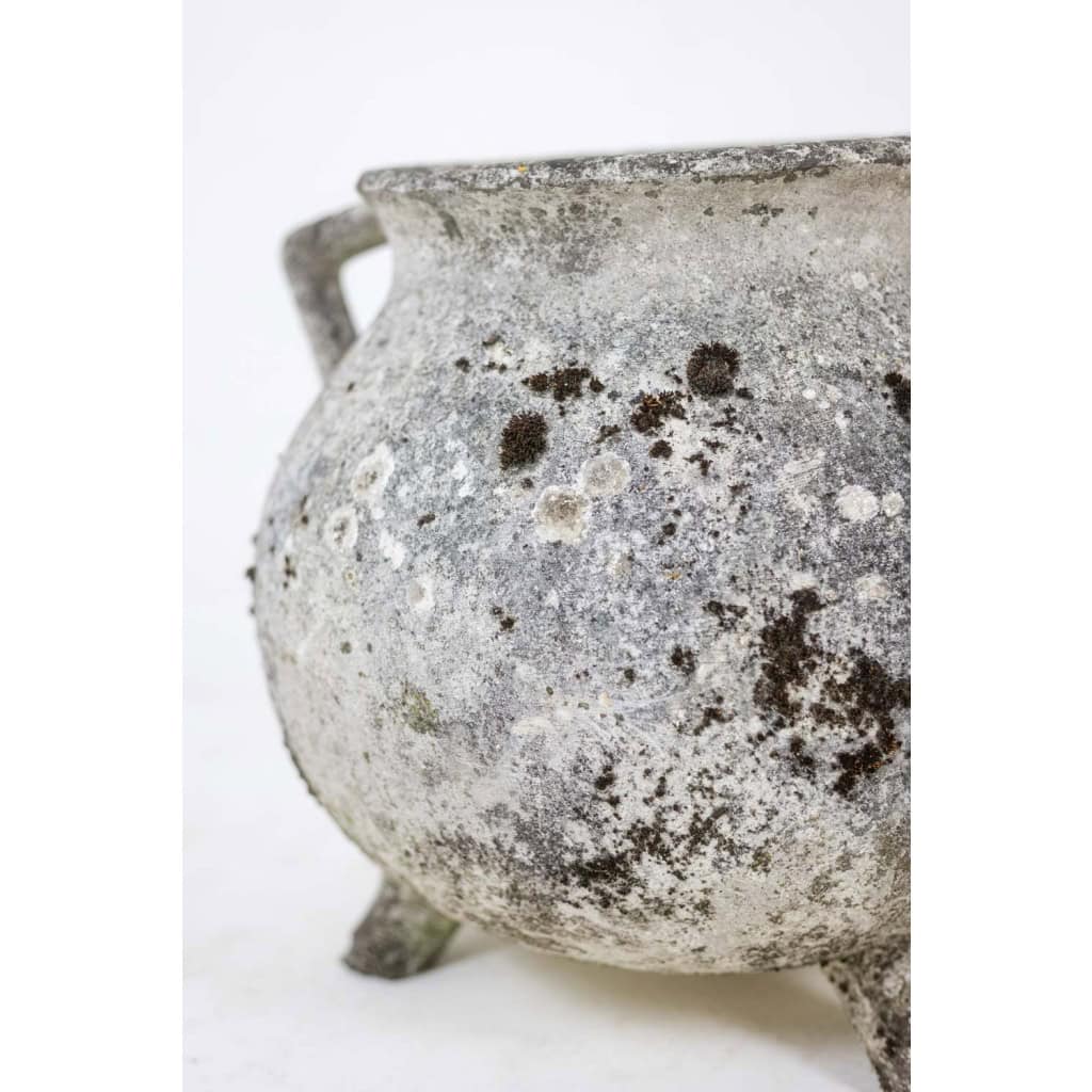 Willy Guhl Paire de jardinières « marmite » en fibro-ciment. Années 1950 LS6625 8