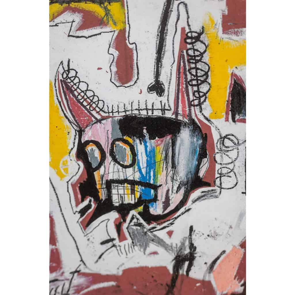 Jean-Michel Basquiat. Sérigraphie en couleurs numérotée. Années 1990. LS6633H83/1 8