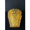 vase verre de Murano rostrato orange abricot 24
