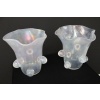 Paire de grands vases Cenedese en verre de Murano irisé 29