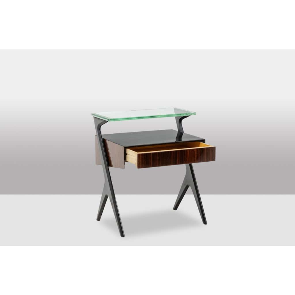 Ico Parisi. Paire de chevets ou bouts de canapé. Années 1950-60. LS65071052 9