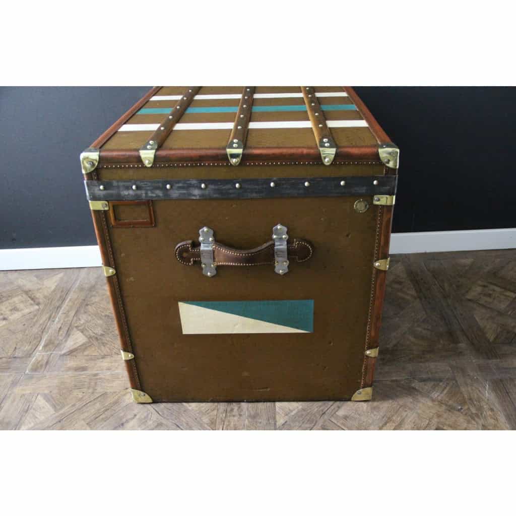 Malle Moynat 70 cm des années 20, Malle a chapeaux Moynat 9