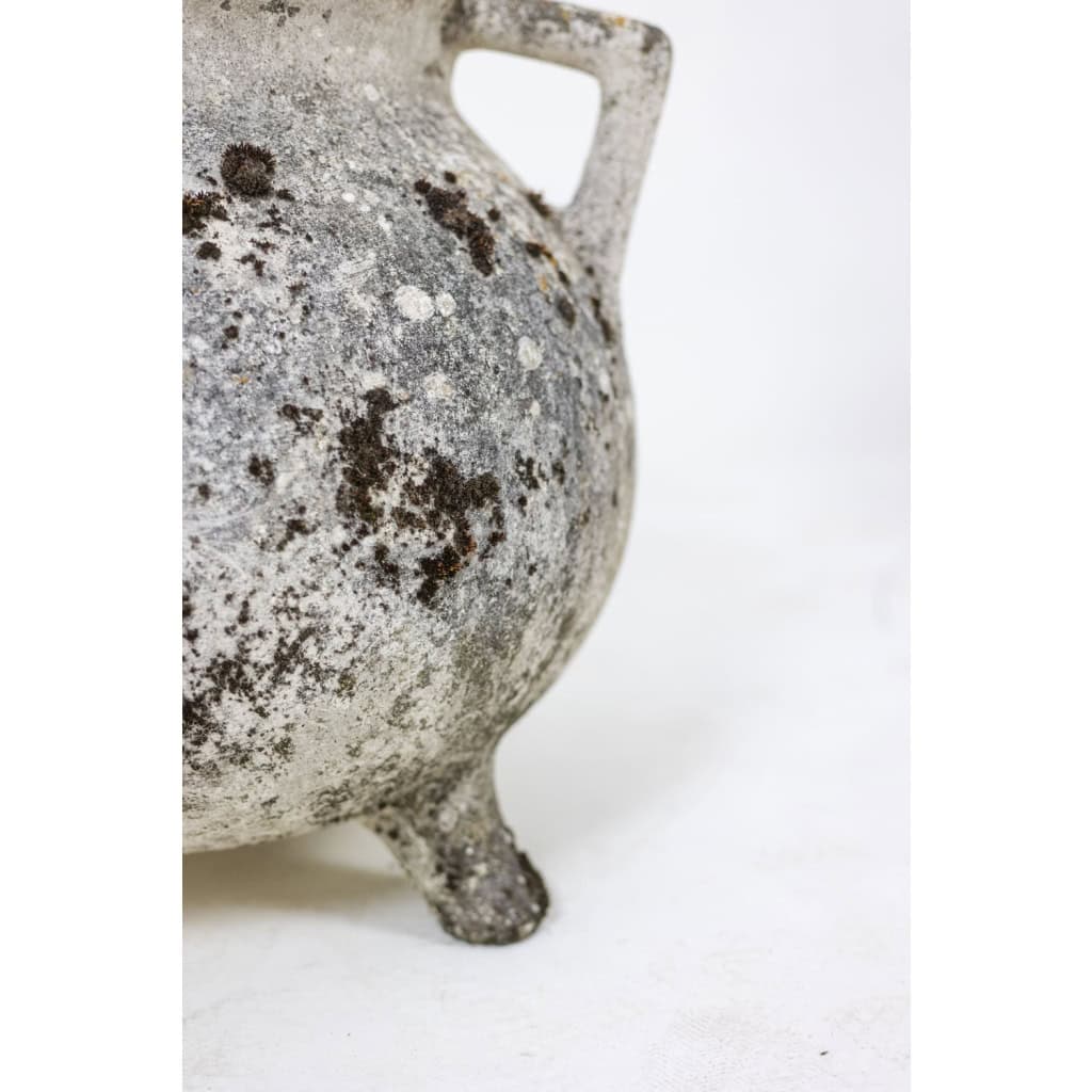 Willy Guhl Paire de jardinières « marmite » en fibro-ciment. Années 1950 LS6625 9