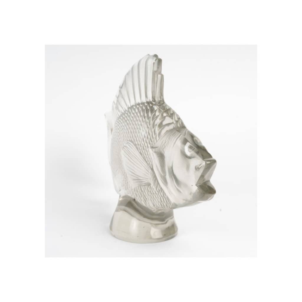 1922 – RENÉ LALIQUE Motif décoratif “Gros poisson algues” 9