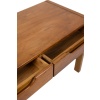 Bureau plat et son caisson en orme, 6 tiroirs en façade. Années 1970 LS6508 29